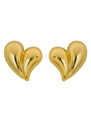 Brinco Aço Inoxidavel Folheado a Ouro 18k Duo Gota